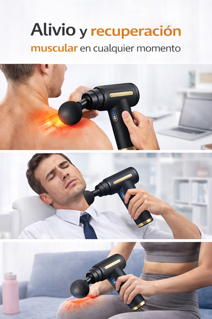 Pistola de Masaje Muscular – Alivio Rápido del Dolor y Relajación Total