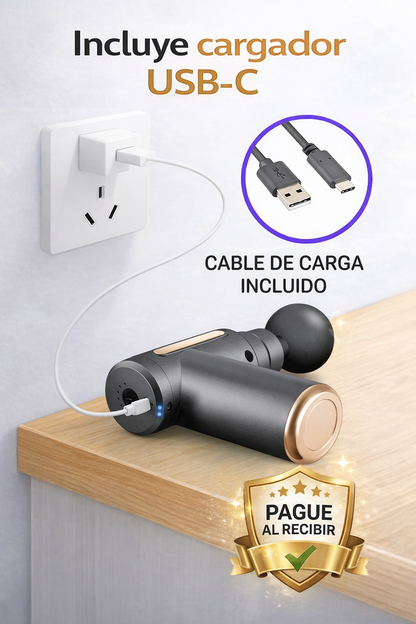 Pistola de Masaje Muscular – Alivio Rápido del Dolor y Relajación Total