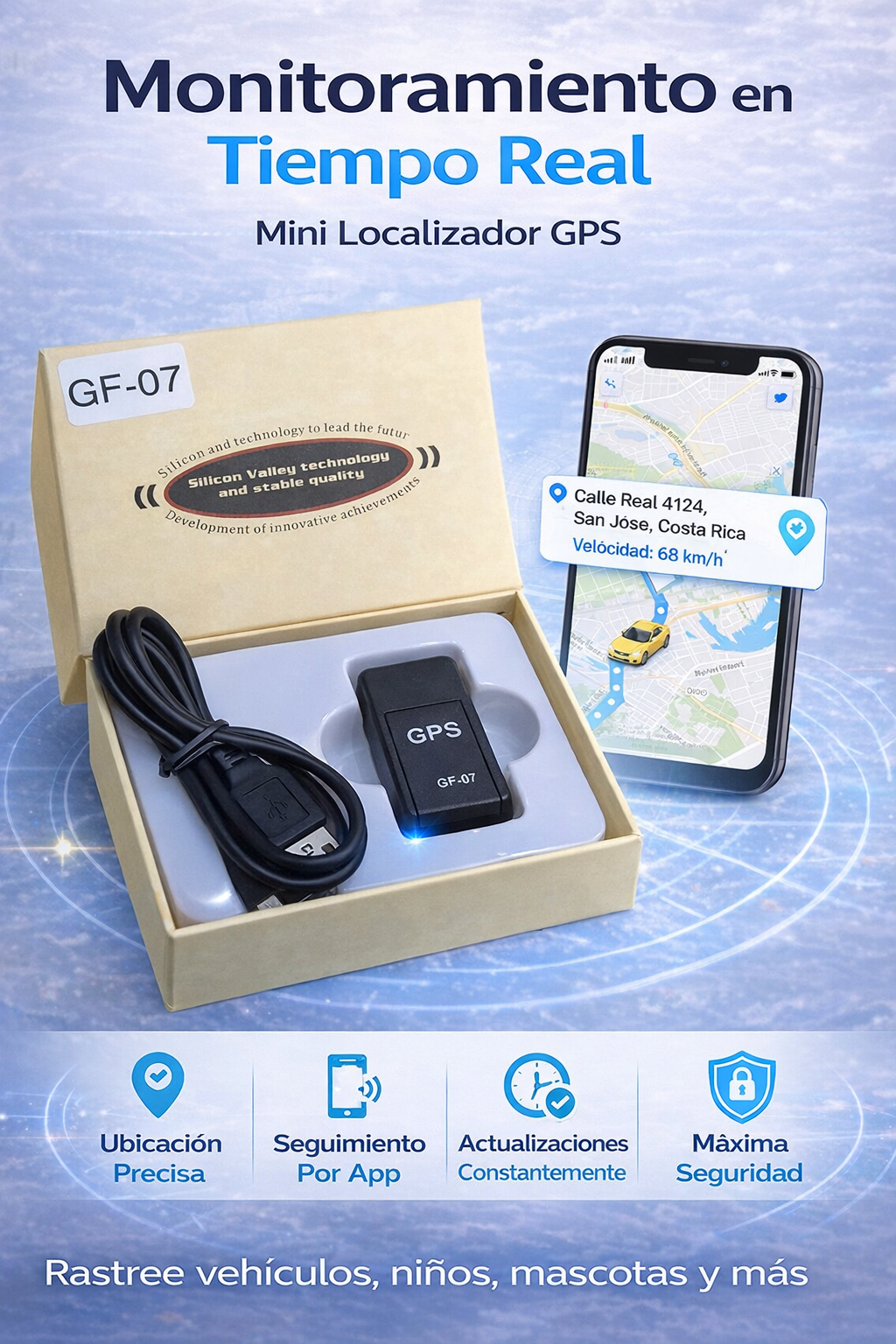 Localizador GPS Magnético GF-07