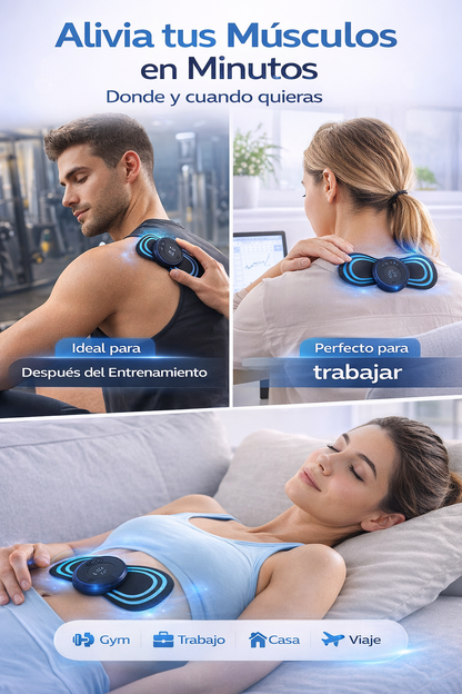 Masajeador Muscular EMS Portátil – Relajación y Recuperación en Cualquier Lugar