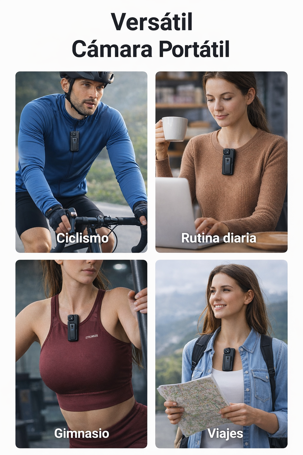 Mini Cámara Corporal – Graba Todo con Discreción y Seguridad en Cualquier Momento